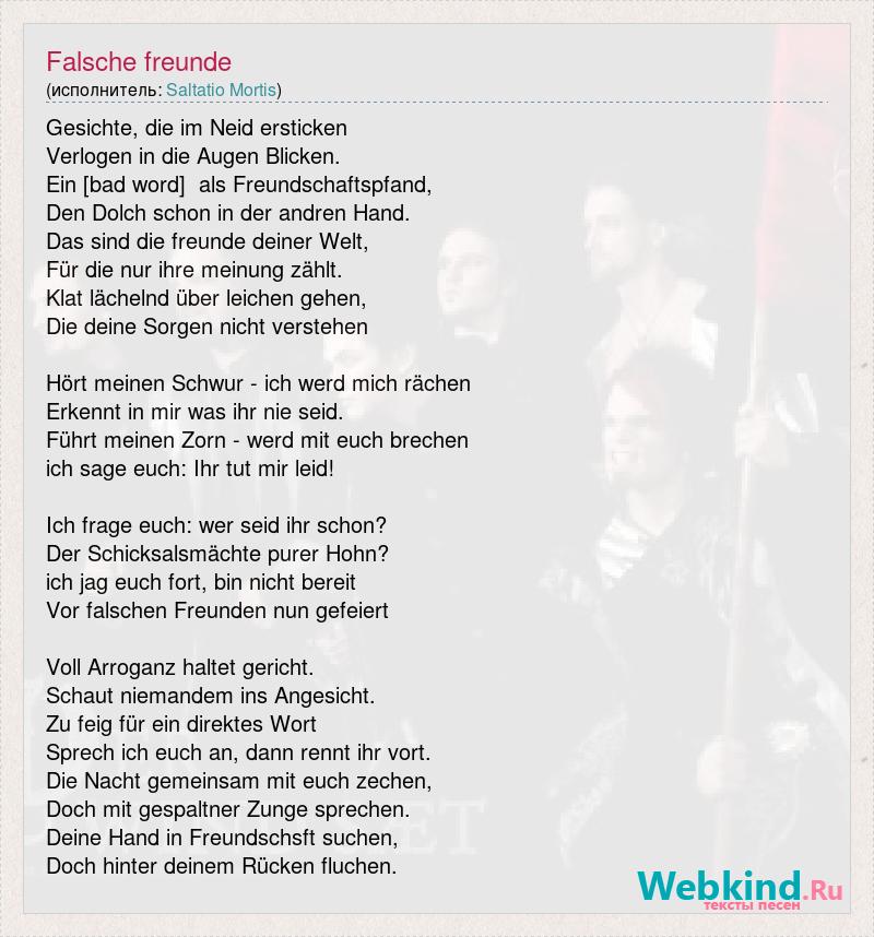 Falsche Freunde - © (Norbert van Tiggelen) | Falsche freunde, Mitleid,  Sprüche