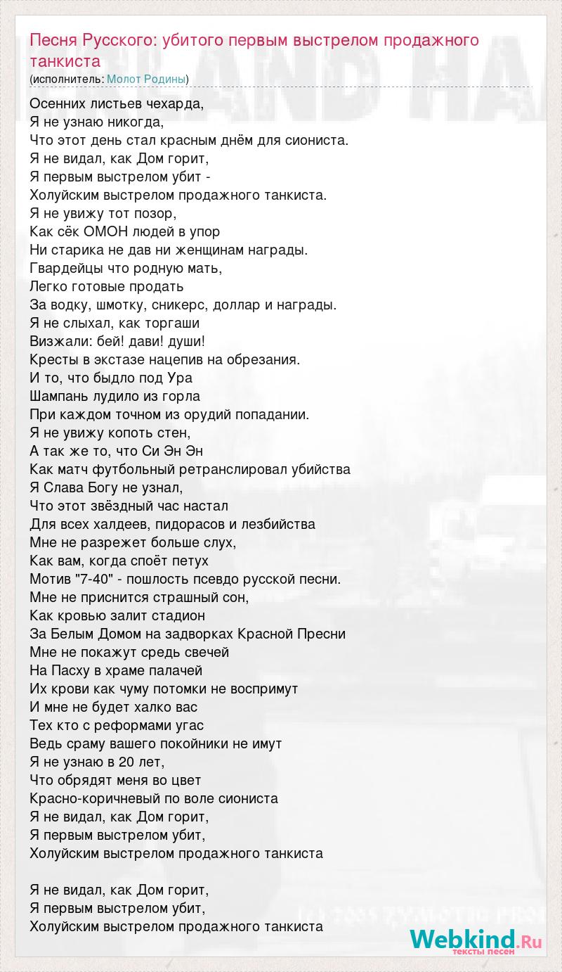 я не видал как дом горит я первым выстрелом убит (98) фото